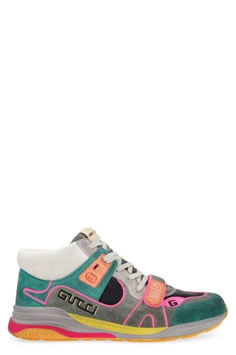 gucci ultrapace r sneakers|gucci leather high top sneakers.